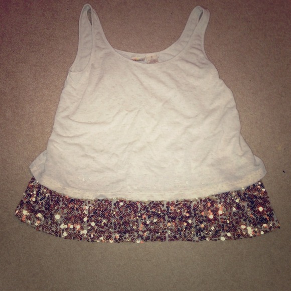Cute cute cute Mudd sequined tank BRAND NEW