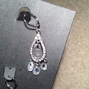 CZ Drop Earrings