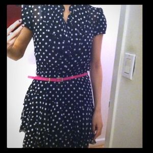 Cynthia Steffe size 4 polka dot dress