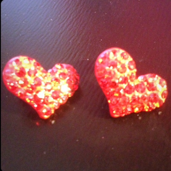 EARRINGS! Red ❤❤💎💎 - Picture 3 of 4