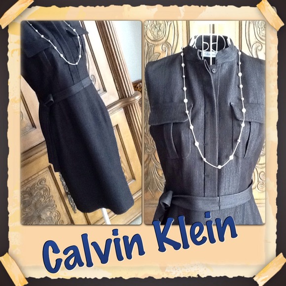 Black Denim Stretch Dress