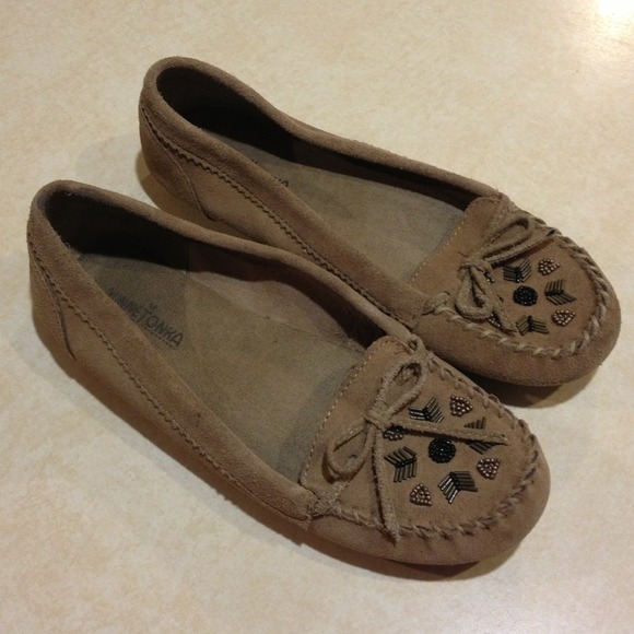 Minnetonka Moccasins and vans