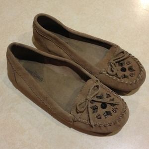 Minnetonka Moccasins and vans