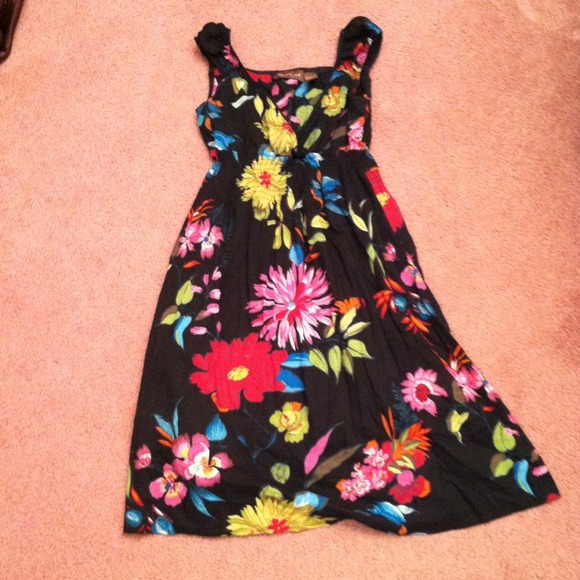 Floral print spring dress