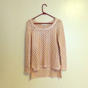 Pink holy sweater