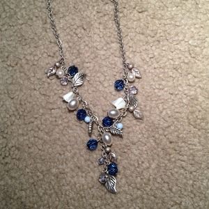 NWT silver charm necklace