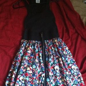 Black and floral Victoria secret dress