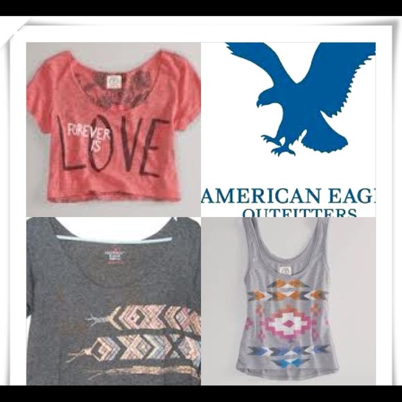 WANT!! AE cropped tops❤