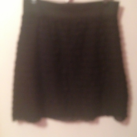 Kimchi Blue black ruffled skirt - Picture 4 of 6