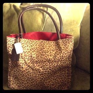 Leopard tote from Neiman Marcus