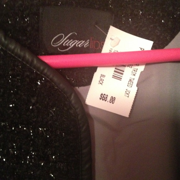 Sugar Lips Jackets & Coats Sugar Lips Tweed Jacket Poshmark