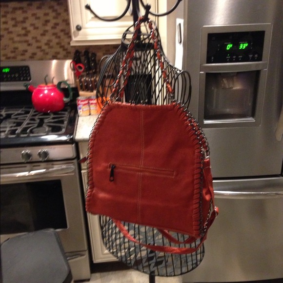 Burnt orange Stella McCartney inspired purse