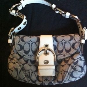 Authentic Denim Coach Purse