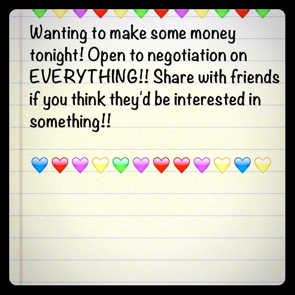 EVERYTHING IN CLOSET NEGOTIABLE