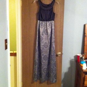 The limited black and floral print maxi