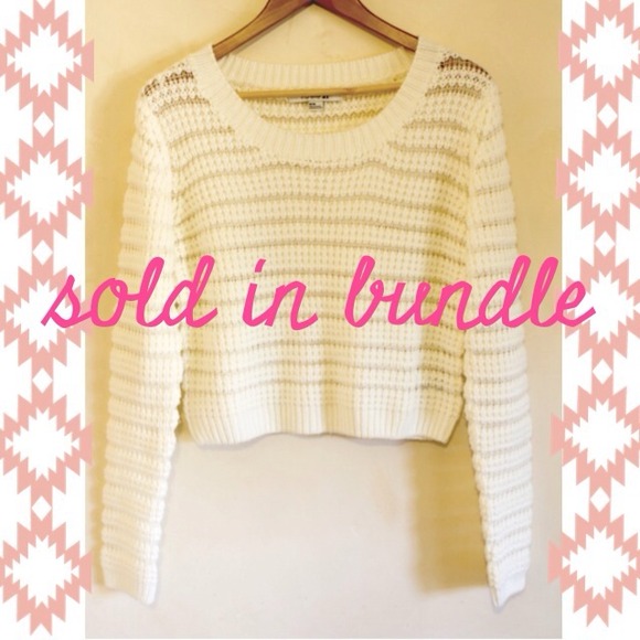 Cropped sweater