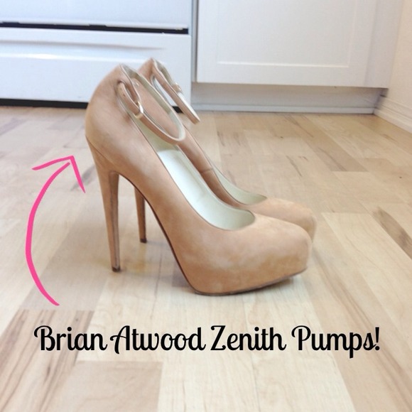 -- SOLD -- Brian Atwood Zenith Pumps in peach