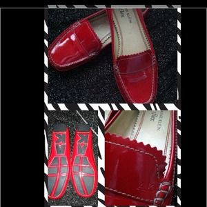 Brand name red shoes