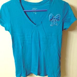 Old navy blue T-shirt