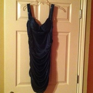 Reduced!! Dark Teal blue cocktail dress