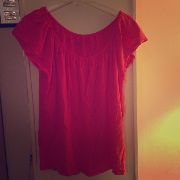 Coral colored top