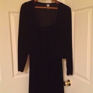 Black Velvet Dress