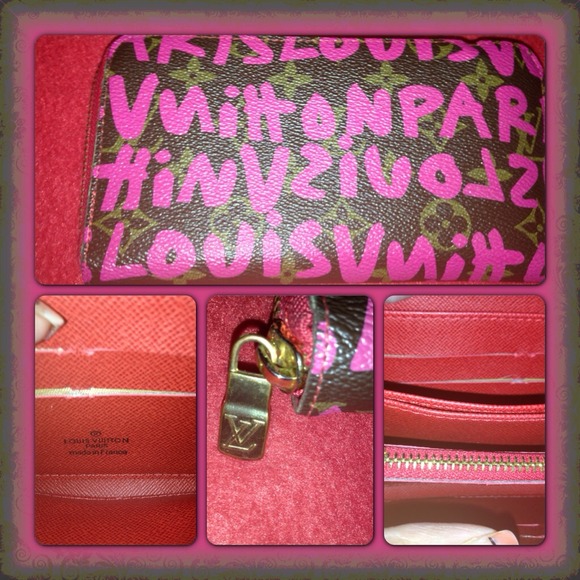 Louis Vuitton Inspired Graffiti Wallet
