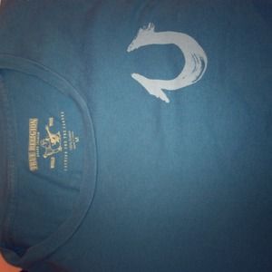 True Religion Teal T-Shirt