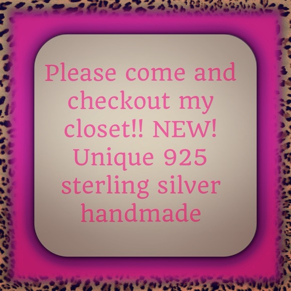 New 925 sterling silver handmade