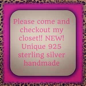 New 925 sterling silver handmade