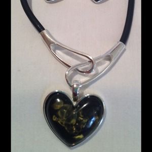 NEW!!! Pendant and earring set #4