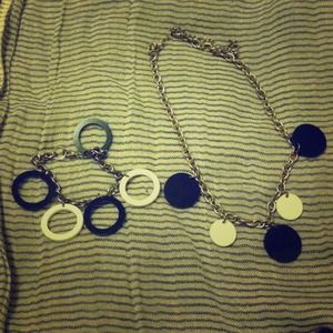 Necklace, bracelet combo