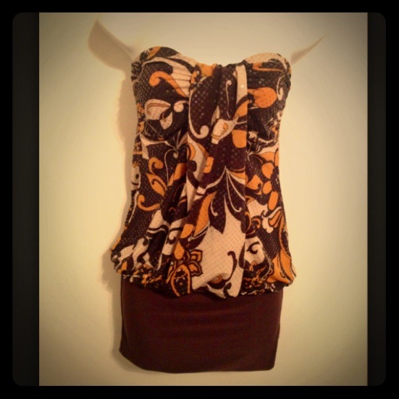 ❌❌SOLD❌❌Chocolate mini dress
