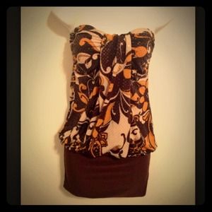 ❌❌SOLD❌❌Chocolate mini dress