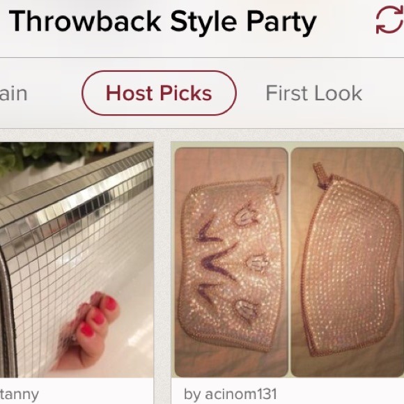 🎉HOST PICK🎉Vintage Hand Bead Sequin Tulip Clutch - Picture 4 of 4