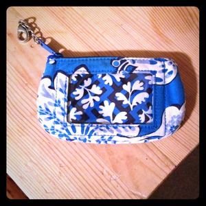 Blue Vera Bradley ID/money holder