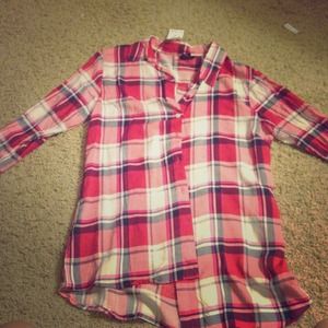 Flannel flats and bra bundle