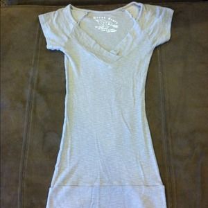 Light tan form fitting top