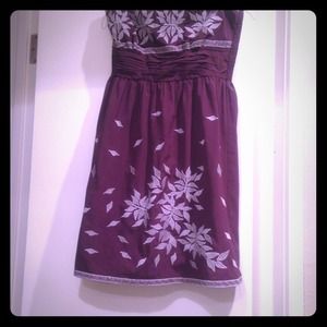 RESERVED!! Cute large strapless dress!