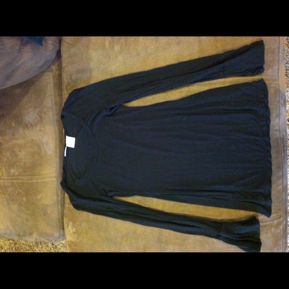 Black long sleeve.
