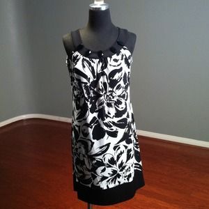 Carole Little Black and White Dress