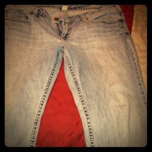 ******HOLD******Silver Aiko Jeans