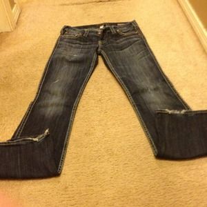 Silver Frances boot cut Size 27-33 inseam.