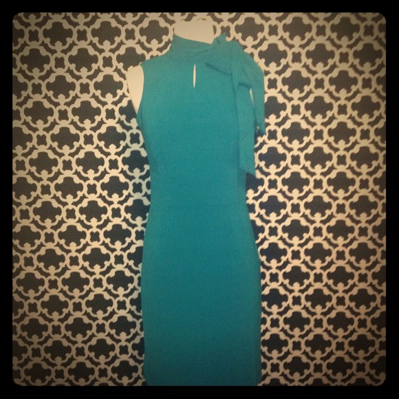 Brand new green backless dress
