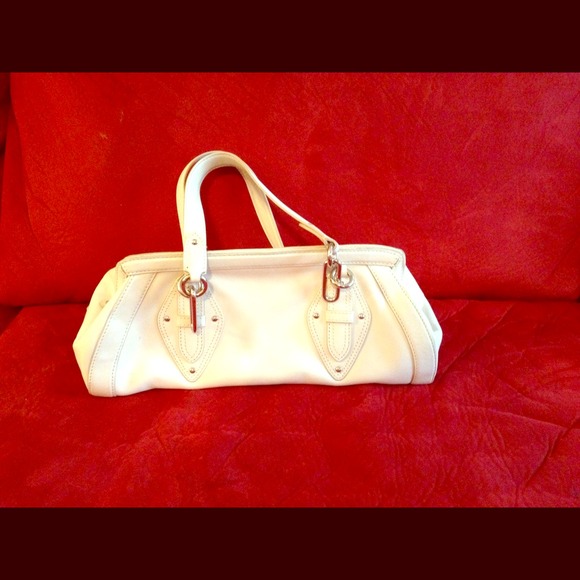 White Authentic Cole Haan purse - Picture 1 of 3