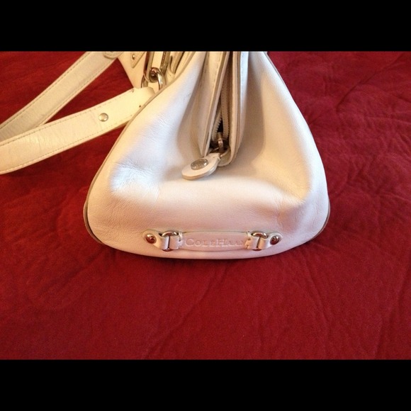 White Authentic Cole Haan purse - Picture 2 of 3