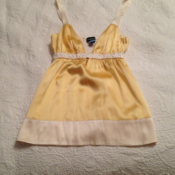 SOLD. BEBE silk top