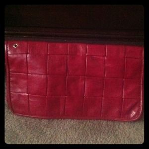 Retro red handbag