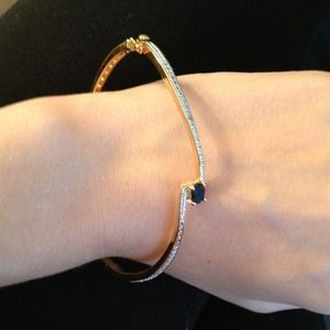 Sapphire and diamond bracelet