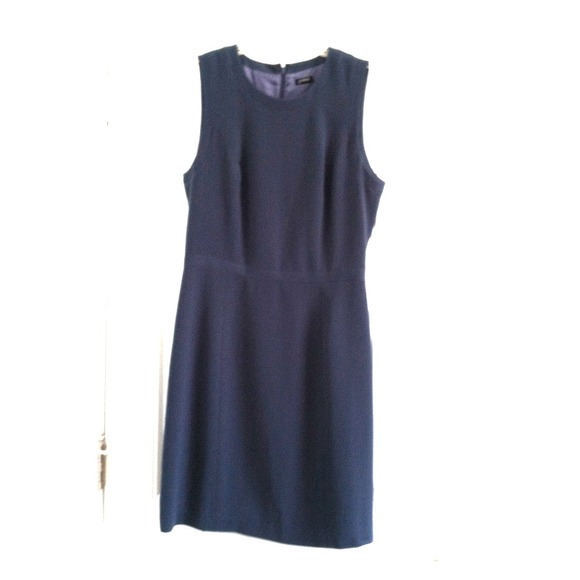J crew gray blue dress